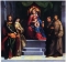 Madonna and Child enthroned with the saints William, Clare of Assisi, Anthony of Padua and Francis
